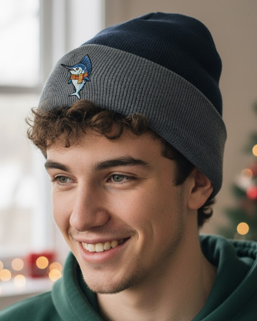 Catch of the Day! Marlin Beanie - Cool Christmas Stocking Stuffer
