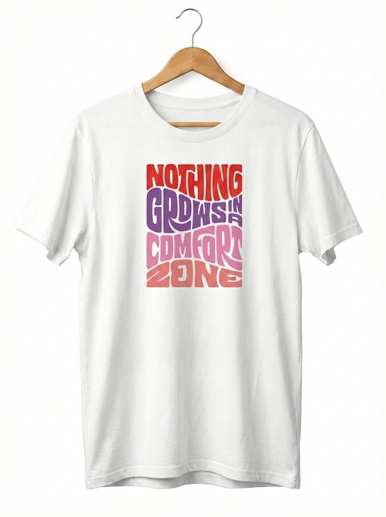 Retro "Comfort Zone" T-Shirt PINK